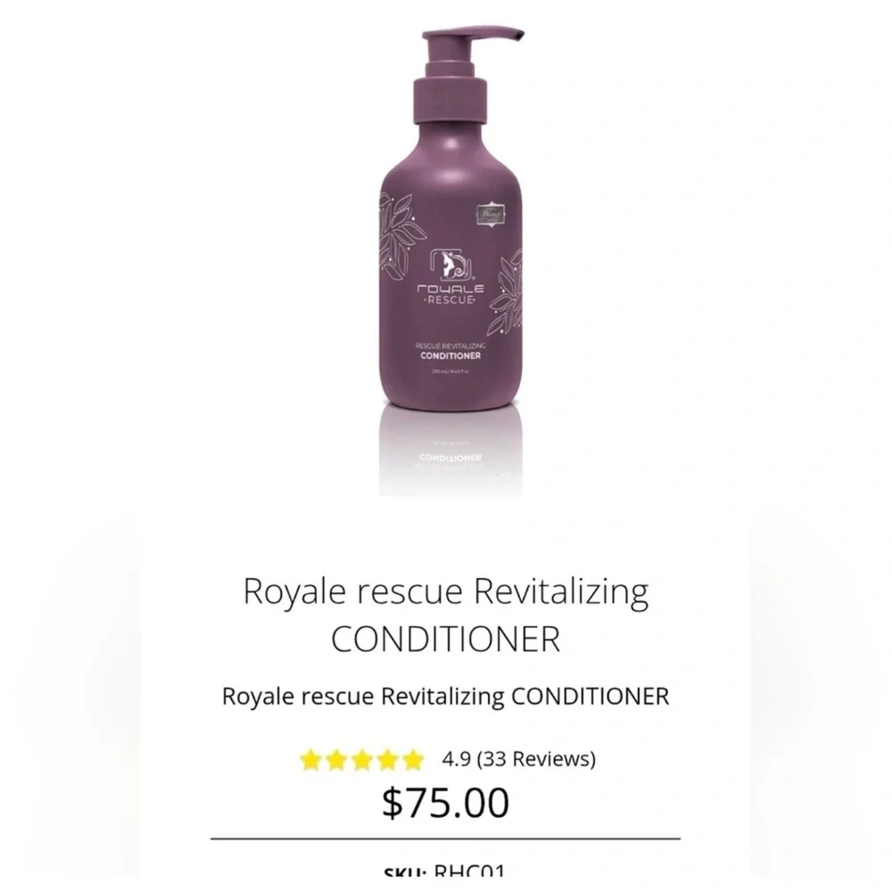 Royale rescue Revitalizing SHAMPOO & CONDITIONER NEW